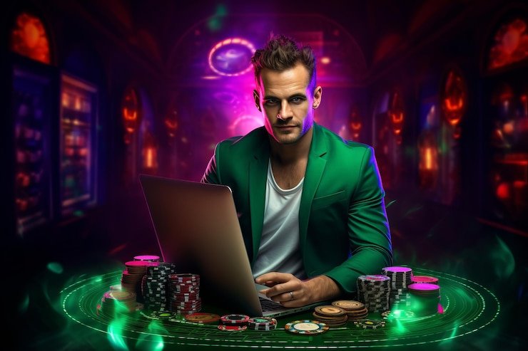 Meja Teen Patti di aplikasi borneo jitu menampilkan kartu pemain dan pot dengan antarmuka yang jelas